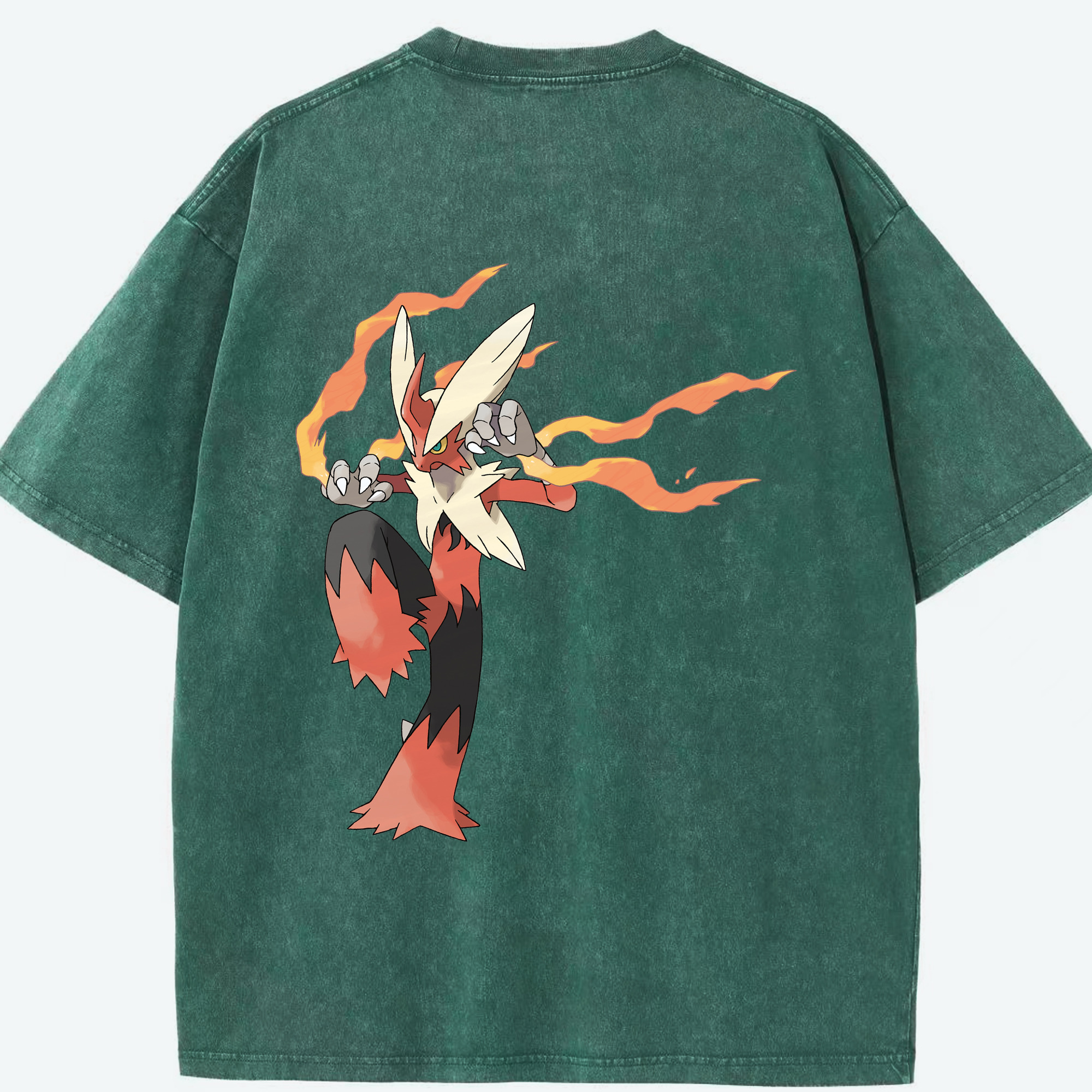 （画像用） ポケットモンスター Pokémon 綿100% ヴィンテージ風 半袖Tシャツ（背面プリント）